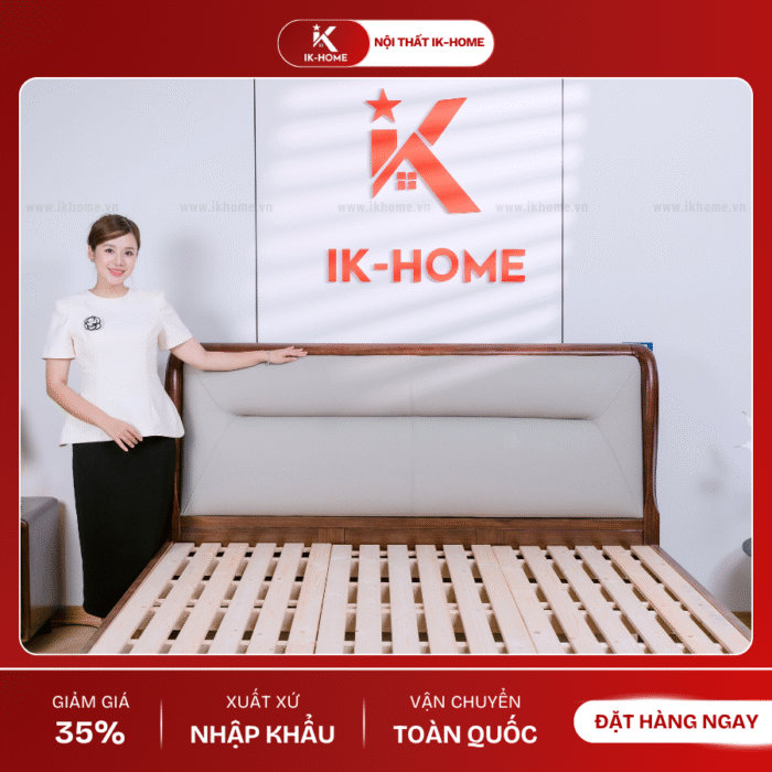 GIƯỜNG SOFA GỖ ÓC CHÓ NAM MỸ - B88